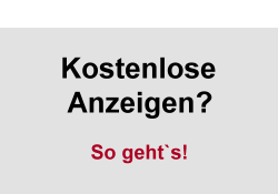 Bild zu Informationen zu kostenlosen Anzeigen für die Lebensmittelwirtschaft