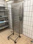 bild_Edelstahl Blechwagen - Transportwagen 60�40 � 15 Einsch�be