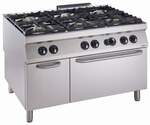 bild_Gasherd PRO 900 6 Br. mit Gasbackofen