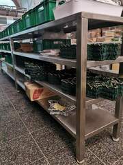 Edelstahlregal-Anzeigenbild