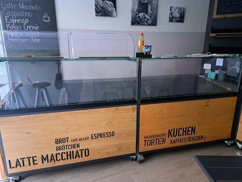 Bäckereitheke auf Rollen - 2 Stück Hauptbild zu Bäckereitheke