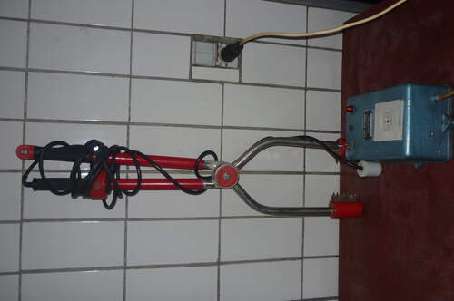 Betäubungszange für Schweine - Schafe 220 Volt Hauptbild zu Betäubungszange