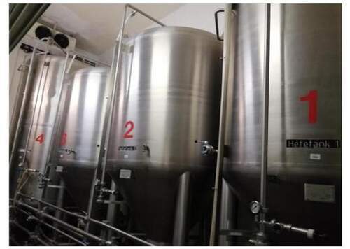 Brauerei 400 hl x 12 Sude pro Tag Braürei