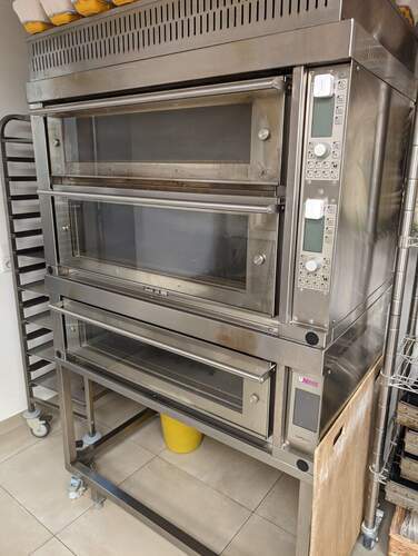 Etagenbackofen Manz mit Schwadenvernichter Hauptbild zu Etagenofen