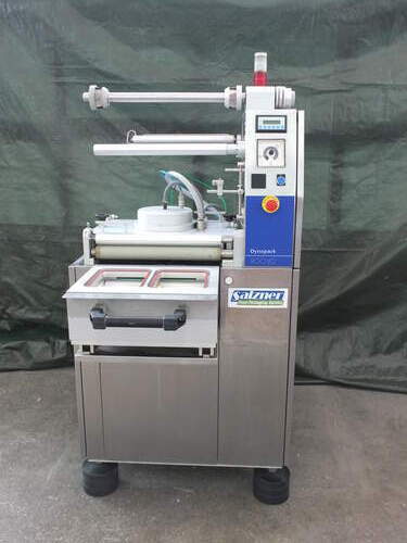 MECA Plastic 900 halbautomatischer Schalensiegler Schalensiegelmaschine