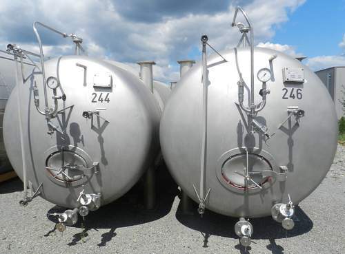 Sektdrucktank 12.500 Liter 8 bar Sektdrucktank