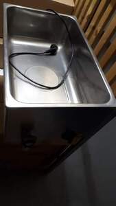 Bain-Marie Saro BMH160, Edelstahl, mit Ablaufhahn
