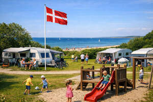 Campingplatz in D�nemark - k�stennahe Lage, nahe dt. Grenze