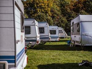 Campingplatz im Norden von Baden-Wrttemberg, nahe Gewsser