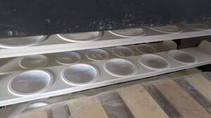 G�rguttr�ger-Geh�nge f�r Br�tchenanlagen 5-reihig