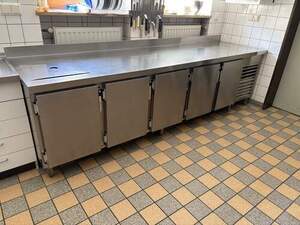 K�hltisch Edelstahl 3 Meter