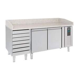 Pizzatisch 2 T�ren 7 Teigschubladen