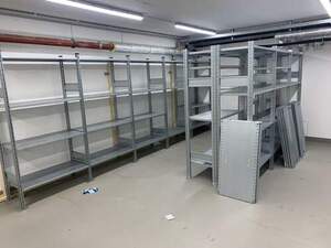 diverse gebrauchte Regale f�r Lager, Keller und Laden