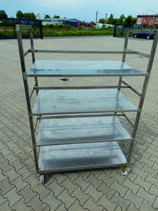 Regalwagen Edelstahl
