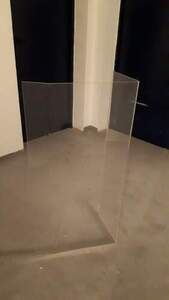 Spuckschutz aus Plexiglas - Thekenaufsatz, Hygieneschutz