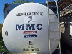 ISO-Tankcontainer Edelstahl 28.500 L - MMC Bolsward, 3 bar