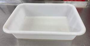 Lebensmittelechte Rohstoff- - Teigwannen wei� � 5 St�ck neu