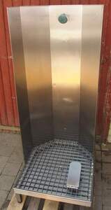Schrzenreinigungskabinett Edelstahl